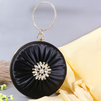 Misha Casual, Party, Formal Black  Clutch