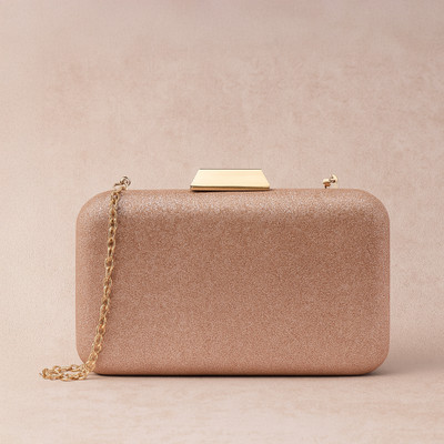 LINO PERROS Party Beige  Clutch