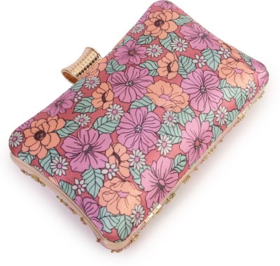 Swisni Casual Pink  Clutch