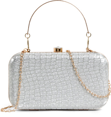 apery Party Silver  Clutch
