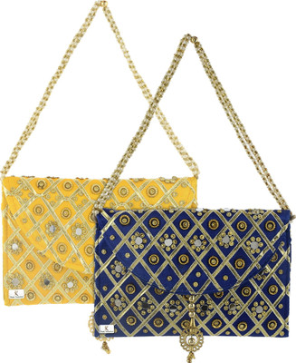 KUBER INDUSTRIES Party Multicolor  Clutch