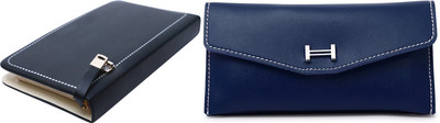 FLANKER Casual Blue, Black  Clutch(Pack of: 2)