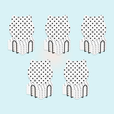 KUBER INDUSTRIES Round Stone Coaster Set(Pack of 30)