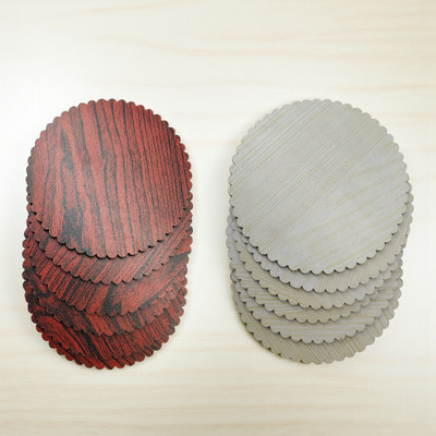 Fiddlys Round Wood Coaster Set(Pack of 12)