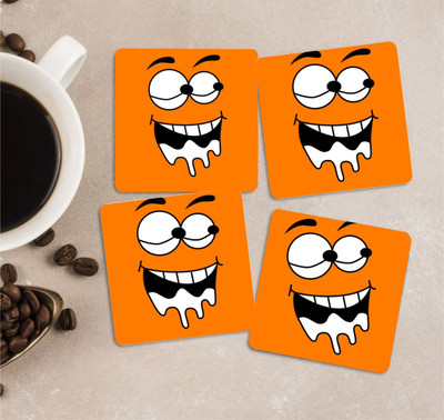 Proxoto Square Wood Coaster Set(Pack of 4)