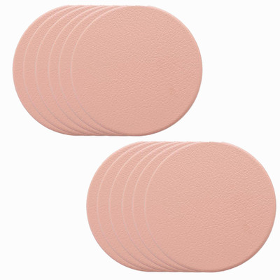 KUBER INDUSTRIES Round Reversible Acrylic Coaster Set(Pack of 12)