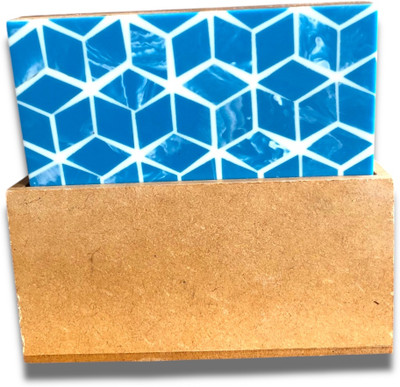 InsTook Square Medium Density Fibreboard Coaster Set(Pack of 4)