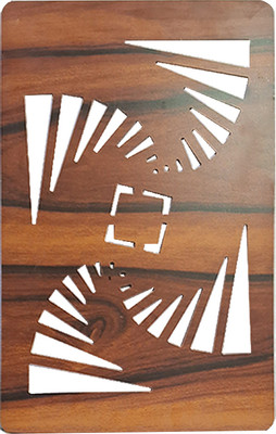Print Ginnie Rectangle Reversible Medium Density Fibreboard Coaster Set(Pack of 2)