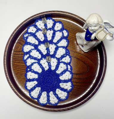 Craftsy Bliss Round Cotton Coaster Set(Pack of 4)