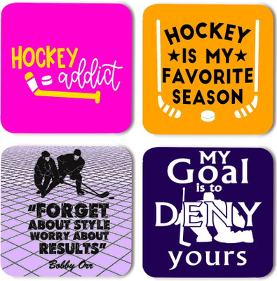 RADANYA Square Wood Coaster Set(Pack of 8)