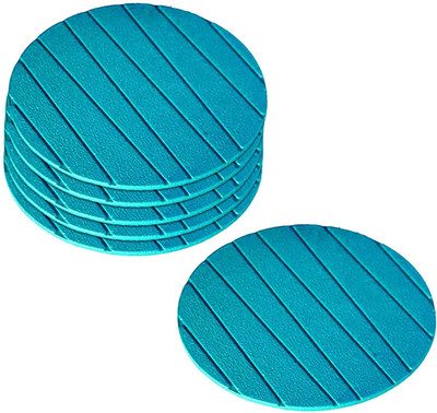 Paperi Round Reversible Nylon Coaster Set(Pack of 6)