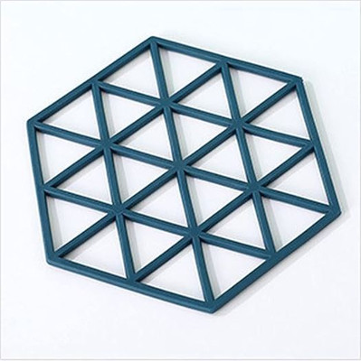 Dweloric Hexagon Reversible PVC Coaster(Pack of 1)
