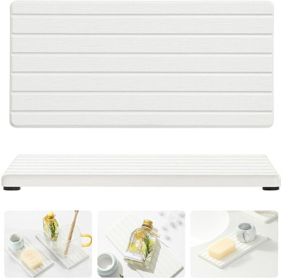 Zibuyu Rectangle Diatomite Coaster Set(Pack of 2)