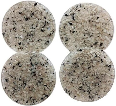 estore Round Stone Coaster Set(Pack of 4)