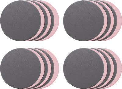 KUBER INDUSTRIES Round Reversible Acrylic Coaster Set(Pack of 24)