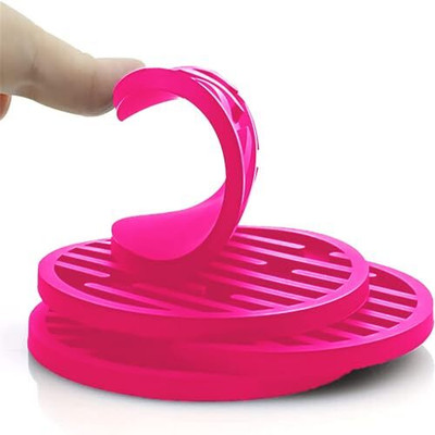 My Creative Hut Round Rubber Coaster Set(Pack of 4)