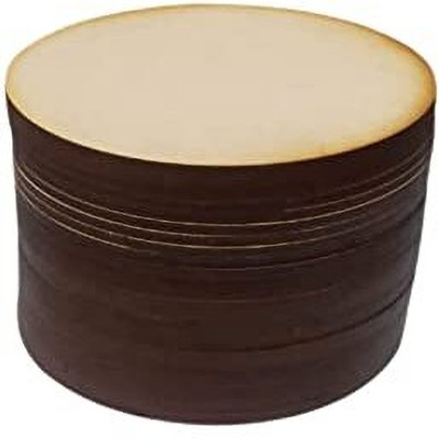 phical art Round Reversible Wood Coaster Set(Pack of 50)