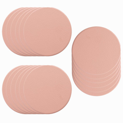 KUBER INDUSTRIES Round Reversible Acrylic Coaster Set(Pack of 18)