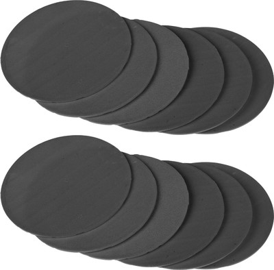KUBER INDUSTRIES Round Rubber Coaster Set(Pack of 12)