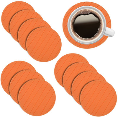 KUBER INDUSTRIES Square Reversible Rubber Coaster Set(Pack of 12)