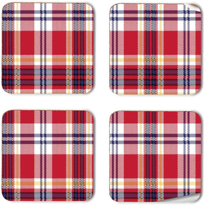 Coastify Square Wood Coaster Set(Pack of 8)