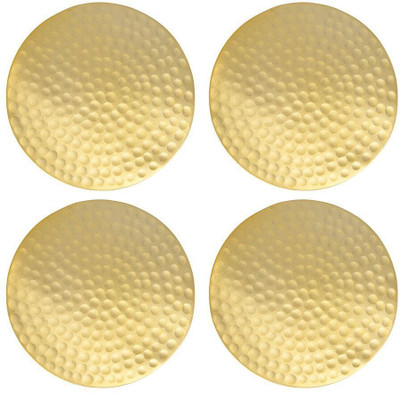 bar box Round Steel Coaster Set(Pack of 4)