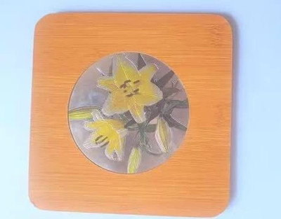 LKA Rectangle Wood Coaster(Pack of 1)