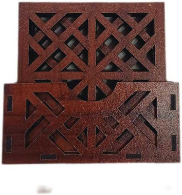 ROSAVA Square Reversible Wood Coaster Set(Pack of 6)