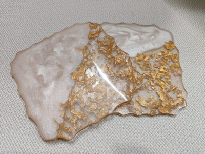 Sell plus Square Reversible Resin Coaster(Pack of 2)