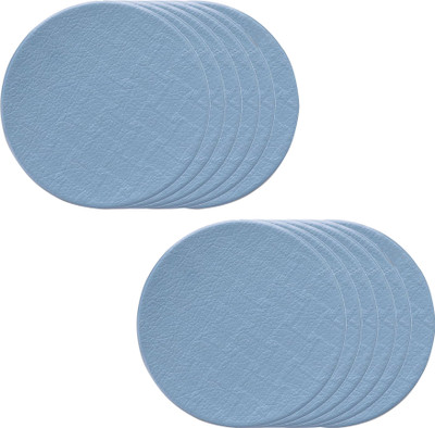 KUBER INDUSTRIES Round Reversible Acrylic Coaster Set(Pack of 12)