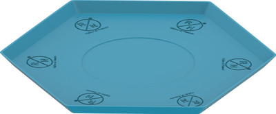 R. N. Hexagon Reversible Brass Coaster Set(Pack of 24)
