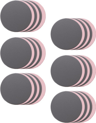 KUBER INDUSTRIES Round Reversible Acrylic Coaster Set(Pack of 36)