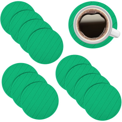 KUBER INDUSTRIES Square Reversible Rubber Coaster Set(Pack of 12)