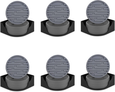 KUBER INDUSTRIES Round Rubber Coaster Set(Pack of 36)