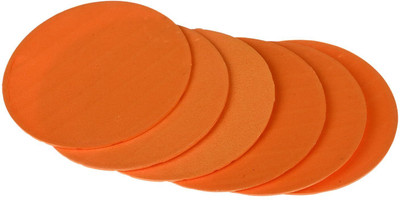 Heart Home Round Reversible Rubber Coaster(Pack of 6)
