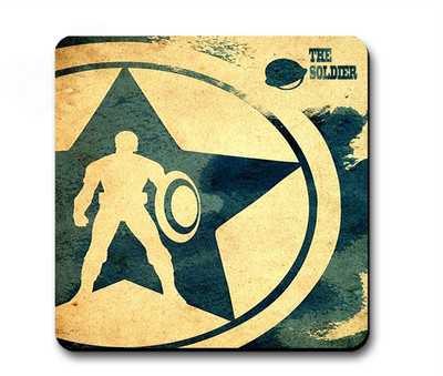 Get Fatang Square Reversible Medium Density Fibreboard Coaster(Pack of 1)