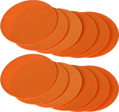 KUBER INDUSTRIES Round Rubber Coaster Set(Pack of 12)