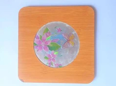 LKA Rectangle Wood Coaster(Pack of 1)