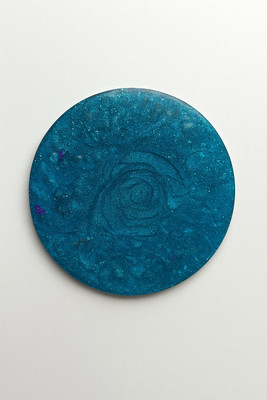 Shilp Round Reversible Resin Coaster(Pack of 1)