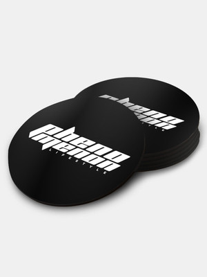 Macmerise Round Medium Density Fibreboard Coaster Set(Pack of 6)