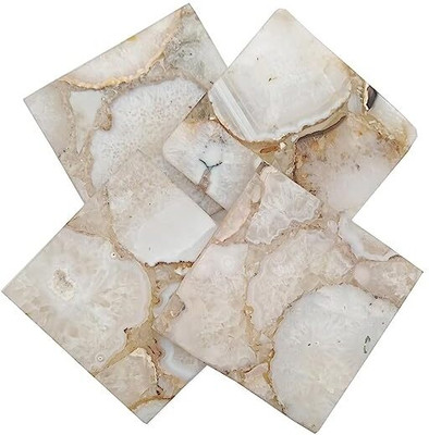 eshoppee Square Stone Coaster(Pack of 4)