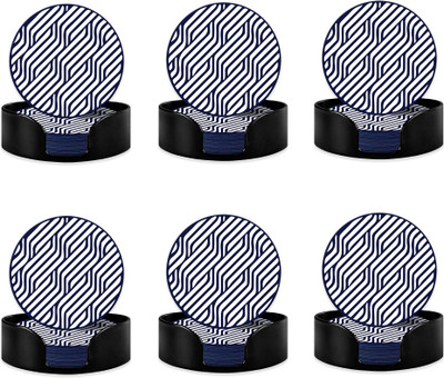 KUBER INDUSTRIES Round Rubber Coaster Set(Pack of 36)