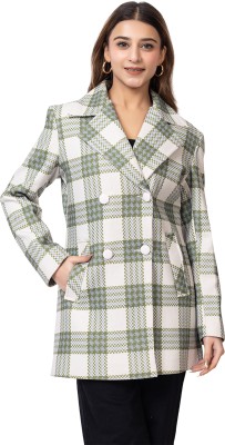 GEE 5 Imported Warm Tweed Checkered Coat