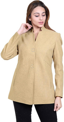 Comfy Sparrow Wool Blend Solid Coat
