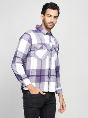 CHKOKKO Full Sleeve Checkered Men Jacket