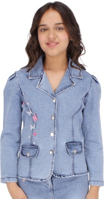 Cutecumber Denim Solid Coat