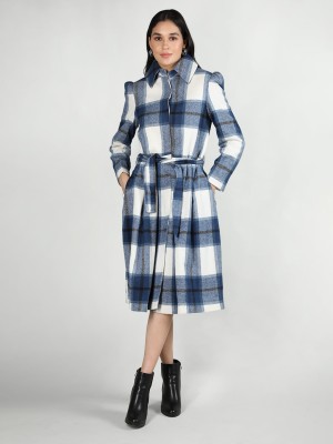 CHKOKKO Tweed Checkered Coat