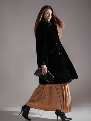 VERO MODA Polyester Solid Coat