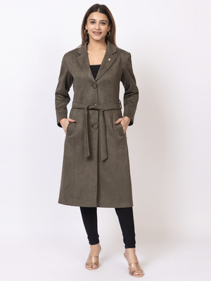 TWENTY ME Acrylic blend Self Design Coat