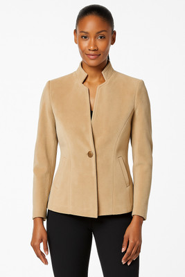 Luvyduvy VELVET Self Design Coat